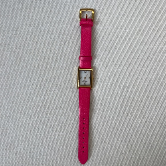 Kate Spade Pink Leather Band Watch - Picture 3 of 8